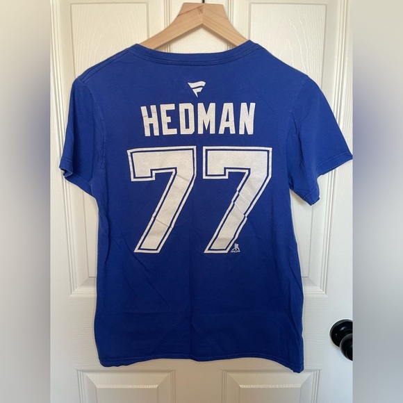 NHL Fanatics Tampa Bay Lightning Victor Headman #77 T-Shirt - Picture 4 of 4